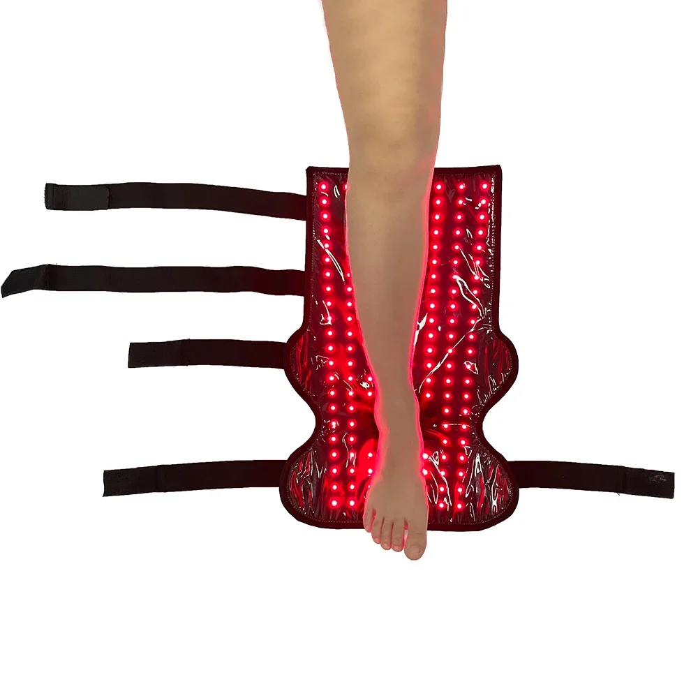 2024 New Arrival Home Use 53x35cm Flexible 660nm 850nm Foot Ankle Pain Relief Red Light Therapy Belt