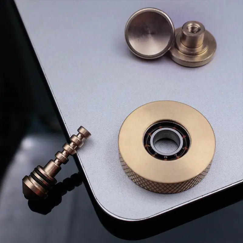 Novel Fingertip gyroscope Fidget Spinner Fingertip Ballet Without Resistance Small Whirlwind Metal Bearing Relieve Stress Adults