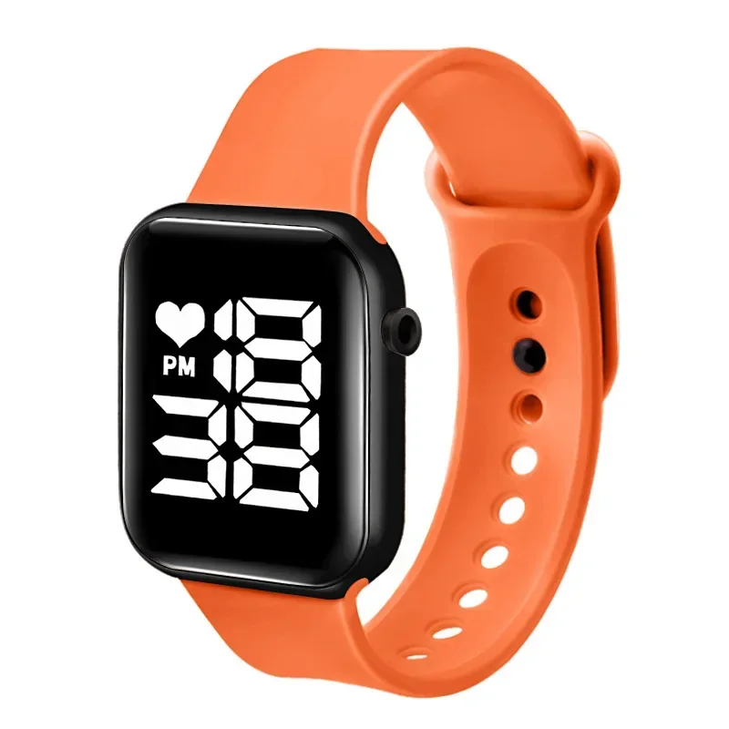 Merk Sport Elektronisch Horloge Voor Vrouwen En Mannen Digitaal Horloge Kinderen Groot Scherm Vierkant Led Student Polshorloges Montre Femme