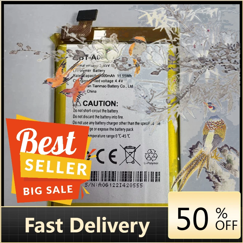 

【Fast Delivery】2PCS CBT-A061 C31 3000mah Battery for Cubot KingKong Mini 2 Pro Mini 3 Mobile Phone Battery