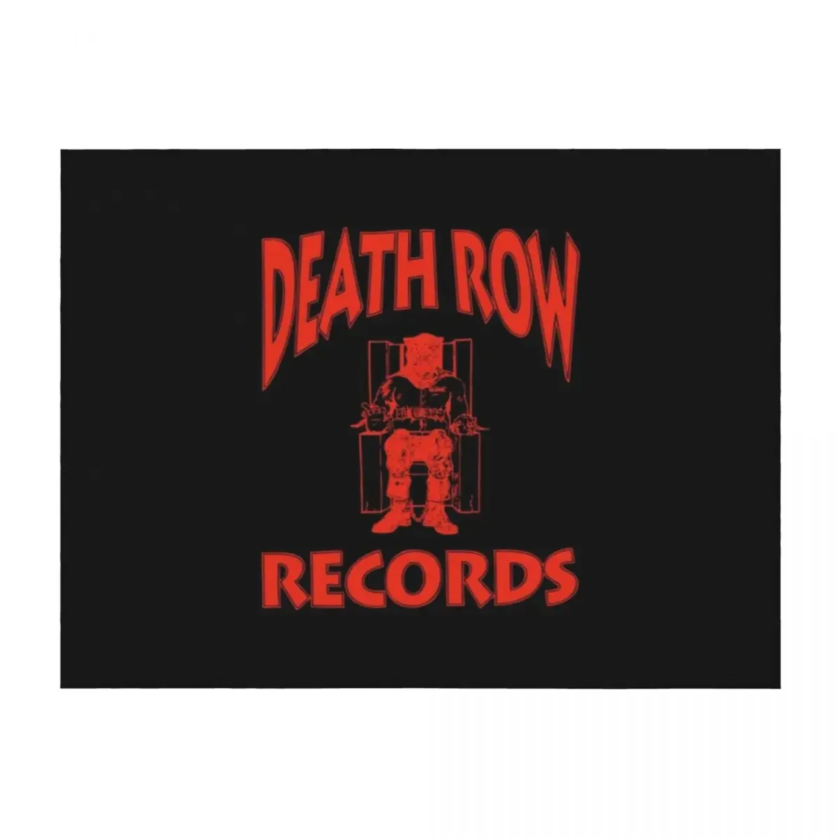

Death Row Records - Red Version Throw Blanket Loose sofa bed Plaid Bed covers Blankets