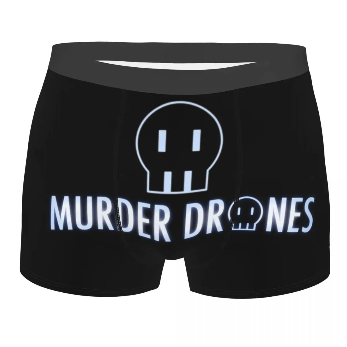 

Мужское нижнее белье с черепом на заказ, мужские трусы-боксеры Uzi Doorman, эластичные шорты, трусы, трусы