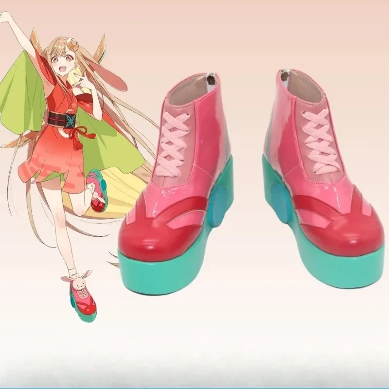 Cosmic Princess Kaguya Cosplay-Schuhe, japanische Anime-Charakter-Party-Schuhe, Halloween-Cosplay-Kostüm-Stiefel