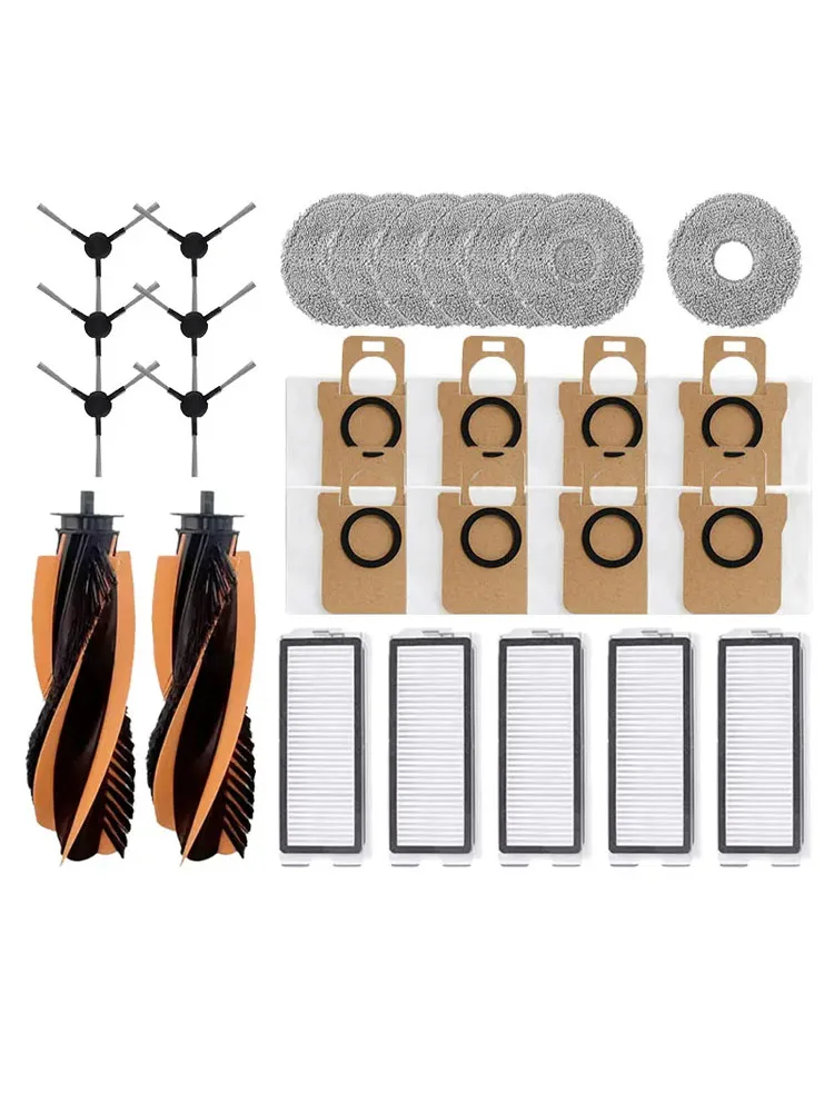 Accessoires pour aspirateur robot Jonr P20 pro T5 pro, brosse latérale principale, filtre HEPA, chiffon de nettoyage, remplacement pour le nettoyage domestique