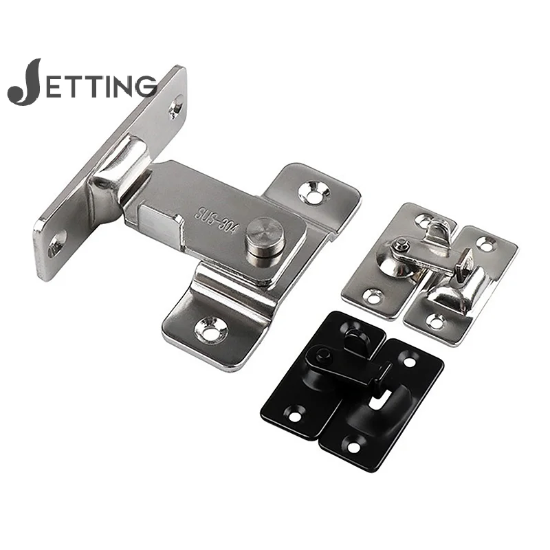 1PCS 304 Stainless Steel Door Lock Latch Rust-Resistan Easy Install For Long-Lasting For Door Window Closet