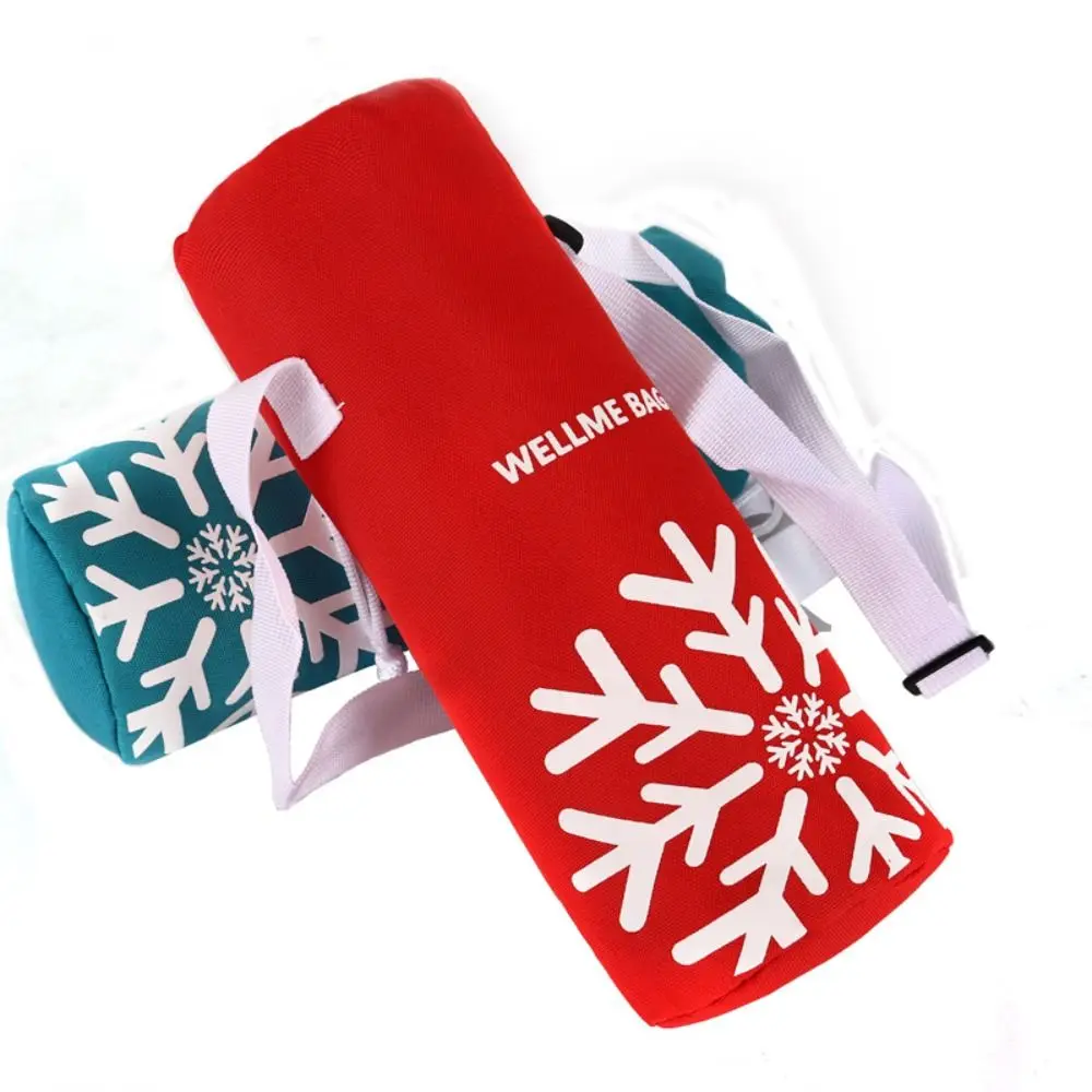 Portable Oxford cloth Insulated Water Bottle Cover Waterproof Outdoor Sports Water Bottle Warmer With Strap Warmer Bag Drinkware