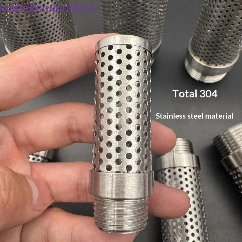304 Stainless Steel Inlet Filter Hard Mesh Irrigation Water Pump Filter Anti-Clogging for Garden Farm Watering System 1Pcs