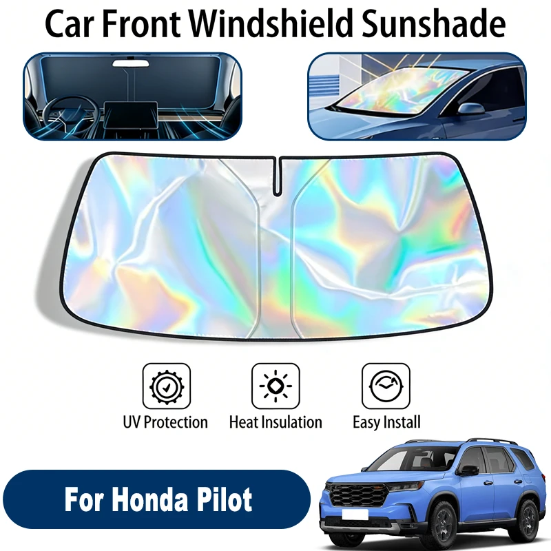 

Car Windshield Sun Shade UV Reflective Sun Visor Protection Cover For Honda Pilot YF1 YF2 YF3 2003-2026