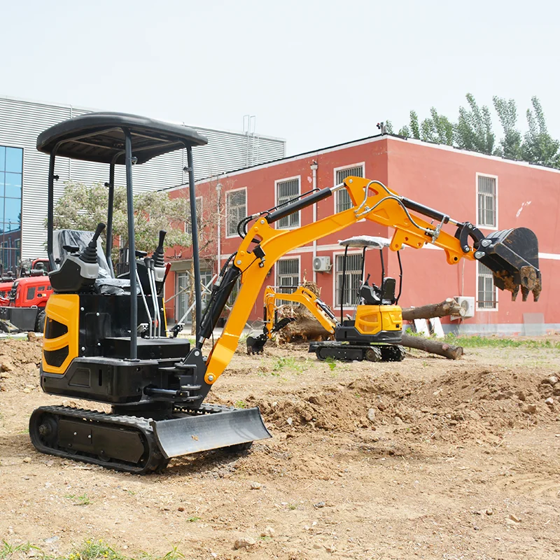 

Customized Crawler Mini Excavator 1.2 ton Mini Digger China Wholesale Famous Brand with Accessories