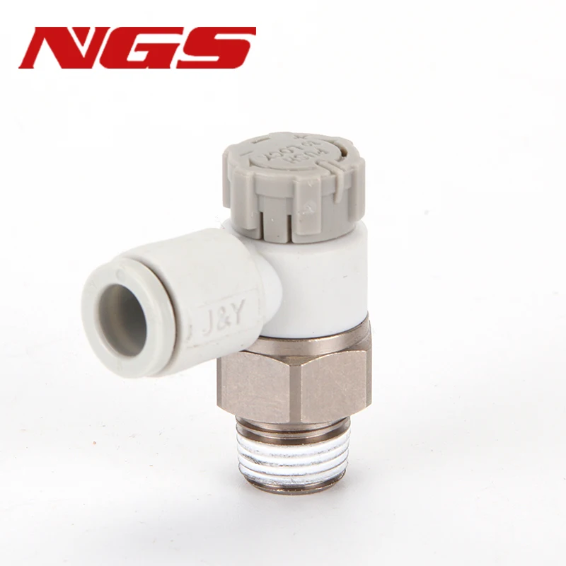 AS1201F/Y-AS2201F/AS3201F/AS4201F-M5/01/02/03/04-06SA08SA10SA12SA SMC Type Speed Controller Throttle valve Pneumatic Fitting