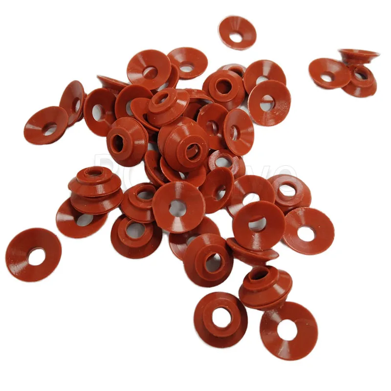 

Хорошая цена, 100 шт. 42.016.072/A, красная резиновая присоска, офсетная печатная машина Heidelberg GTO 42.016.072 19x7x5 мм