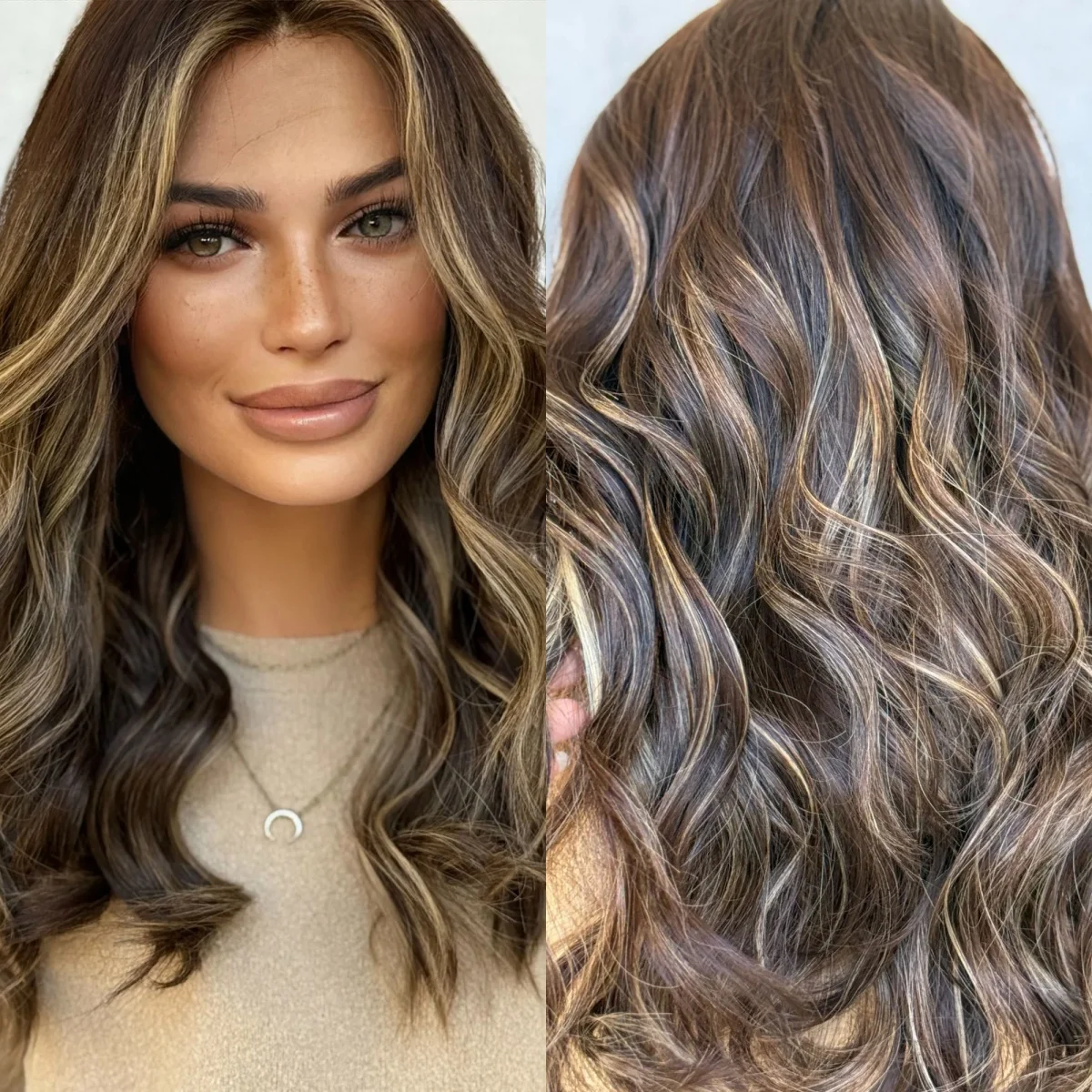 

20-дюймовый темно-коричневый парик с омбре, синтетический парик спереди, женский реалистичный парик естественного вида, парик высокого качества, повседневное использование