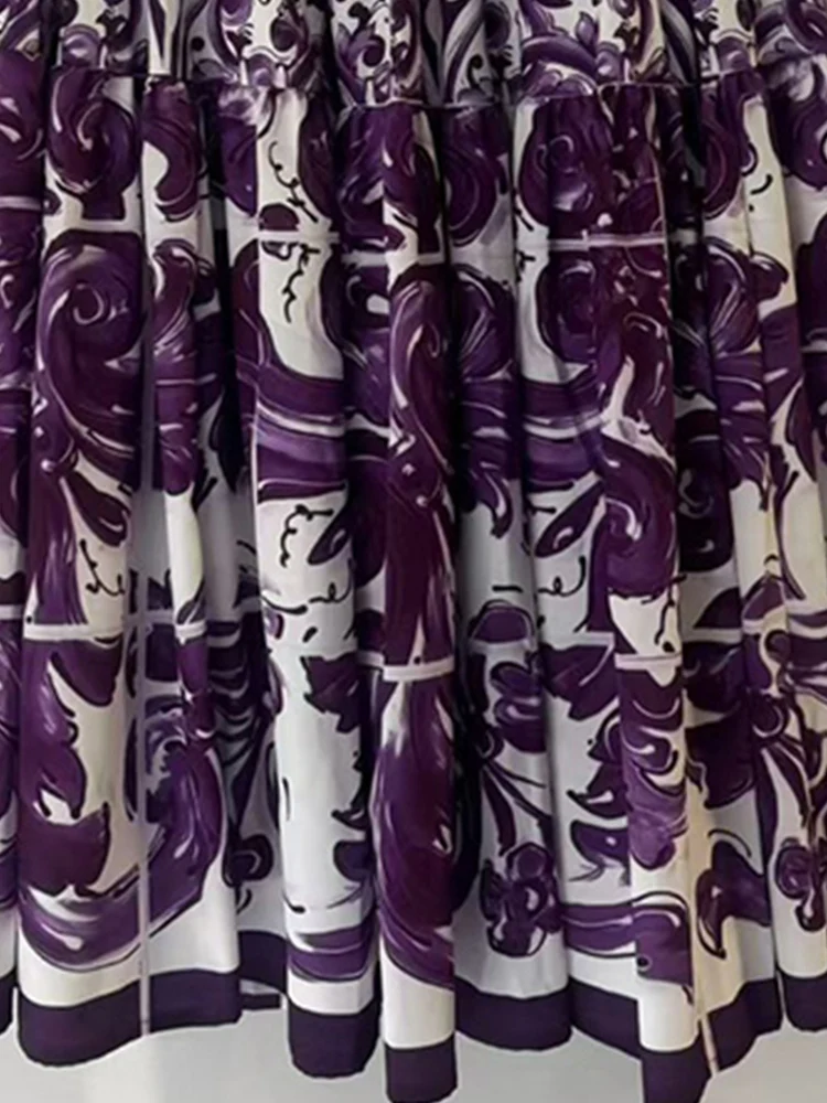 패션 봄 여성 신상 투피스 라펠 긴팔 밑단 레이스업 허리 셔츠+하이웨이스트 A라인 빅 스커트 여성 정장