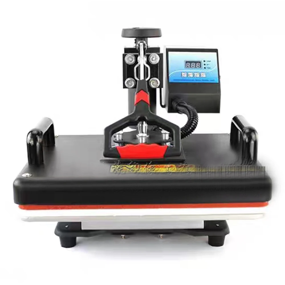 Dual Digital Heat Press Machine 650W Swing Away 360Degree Rotation Transfer Sublimation Printing for T-Shirt