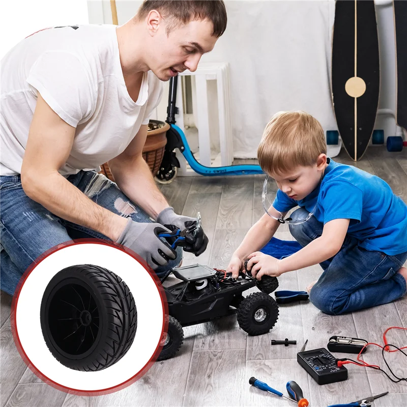 

AB43-4Pcs 110 мм 1/10 Короткие грузовые шины Шина с шестигранной головкой 12 мм для Slash Arrma Senton Huanqi 727 Vkar 10Sc Rc Car