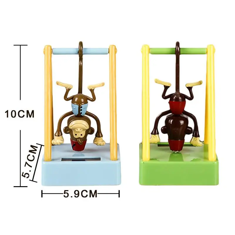 Niedliche solar betriebene Schaukel Affe tanzen Kopfsc hütteln Auto Ornament Cartoon Tier puppe Auto Auto Armaturen brett Dekoration