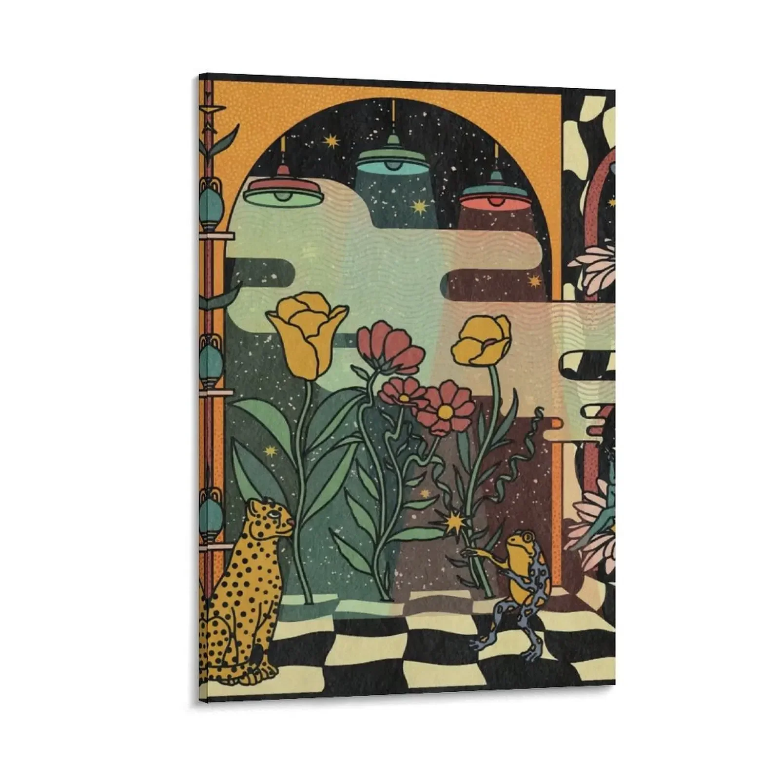 

KIKAGAKU MOYO DEEP FRIED GRANDEUR 2018 Canvas Painting art mural Wall paintings