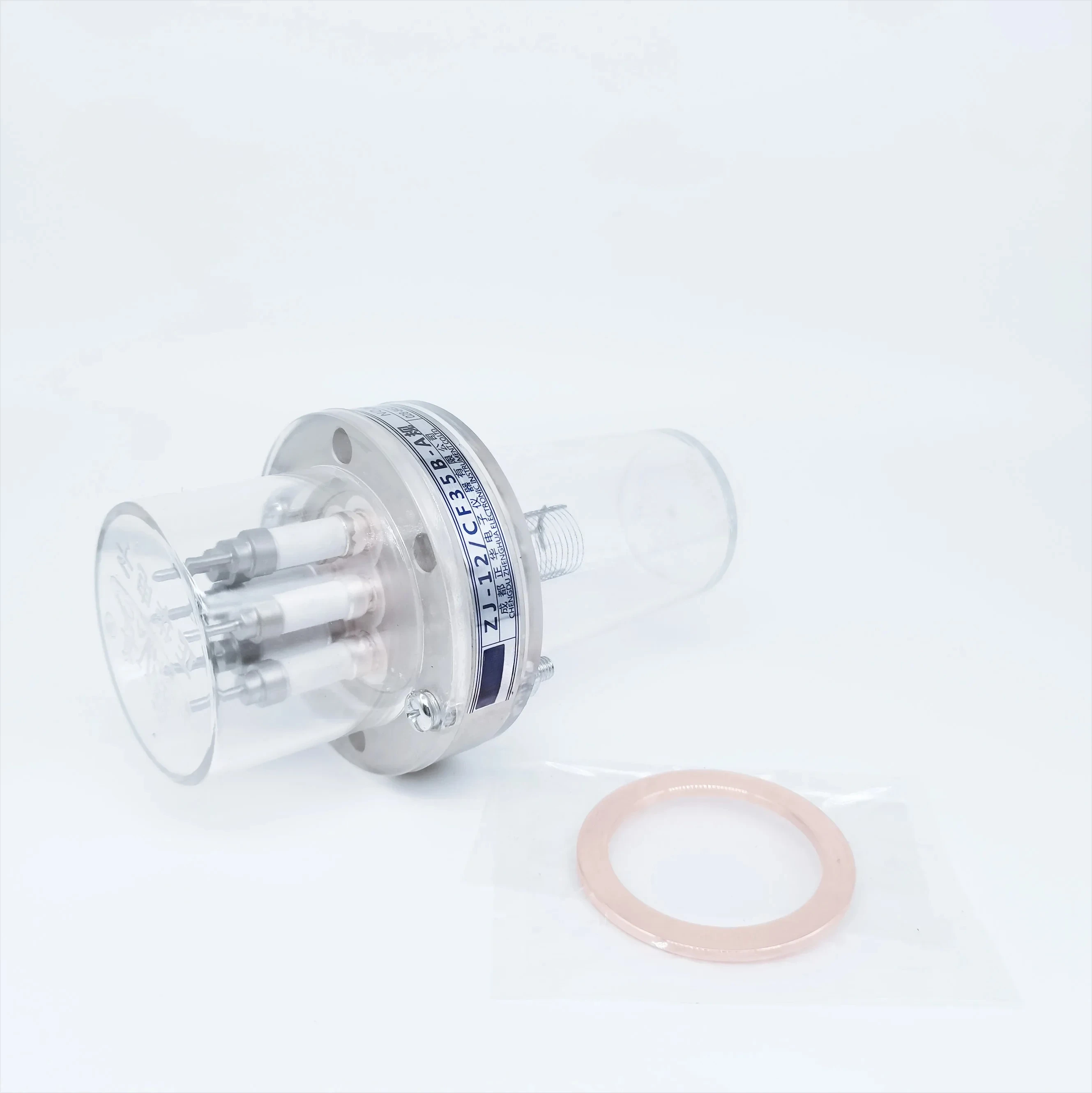 ZJ-12 CF35 Ultra-High Vacuum Ionization Gauge | Precision Pressure Sensor for Vacuum System