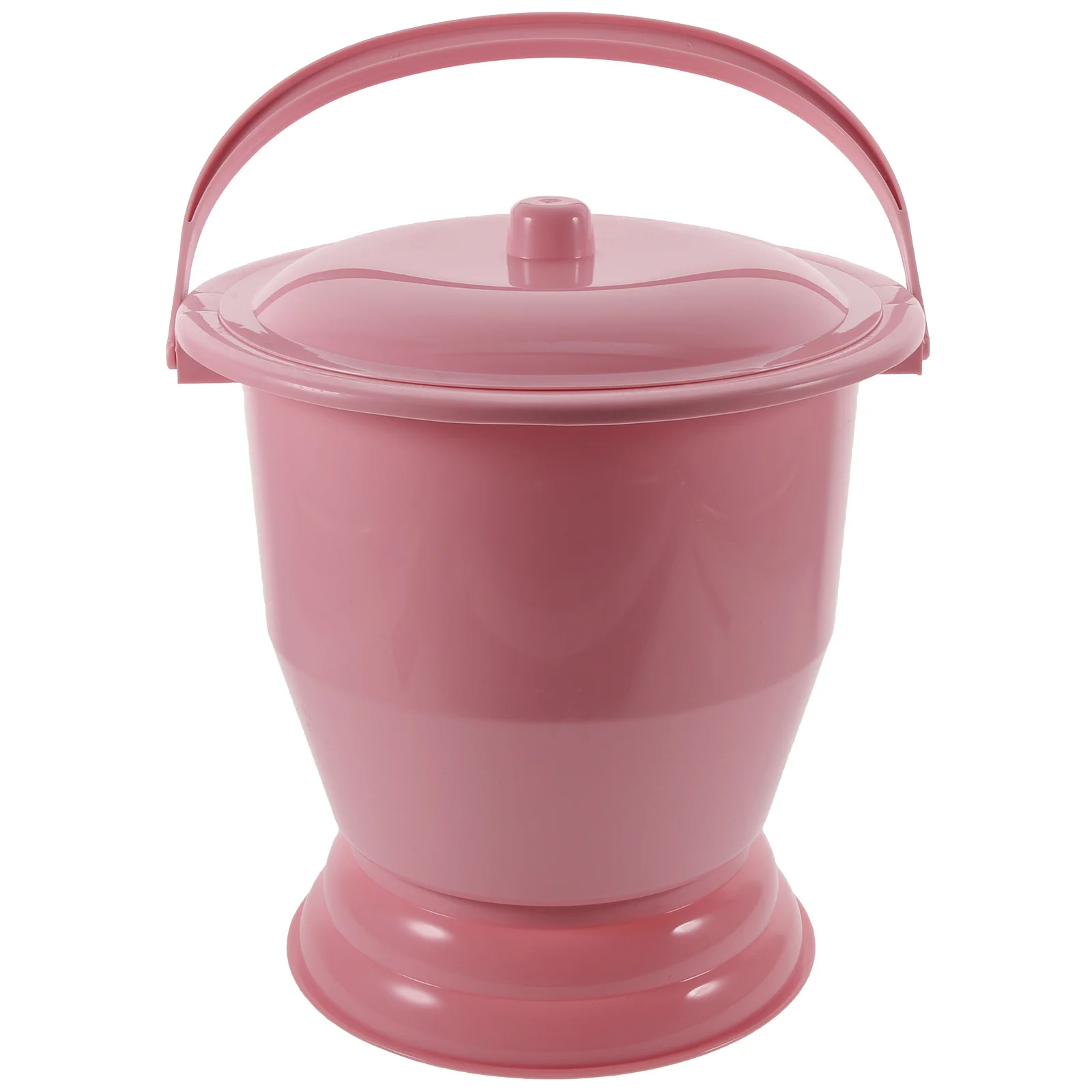 Cuchara de mano con cubierta, cubo para urinario portátil para niños mayores, uso doméstico, Base antideslizante, resistente a altas temperaturas, duradera, 1 ud.