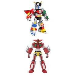 Hot New Voltroned Robot Action Figure Building Blocks Anime Technical Mecha Bricks Constructor Model Brick Set Kids AdultsToys