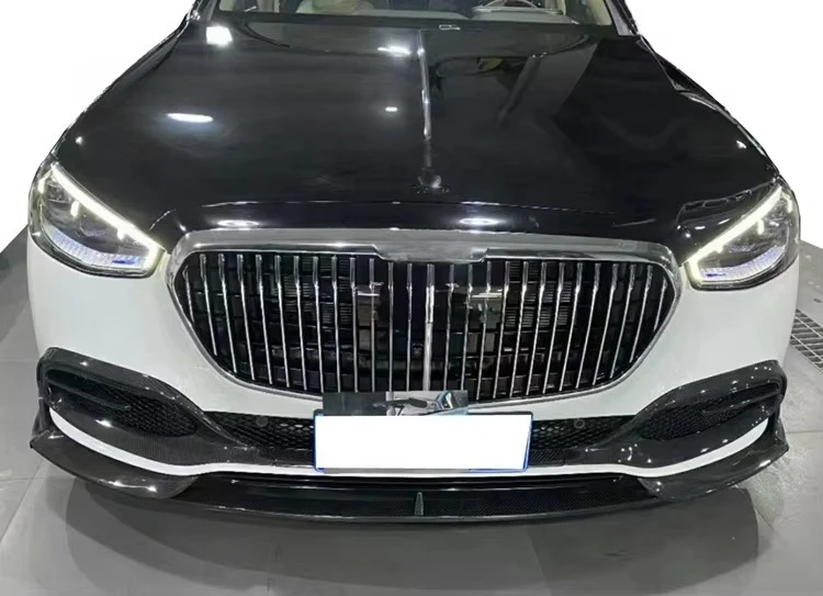 قطع غيار السيارات الجديدة الأكثر مبيعًا لسيارة Mercedes s Class Body Kit ألياف الكربون الجافة W223 طقم هيكل السيارة من الفئة #2