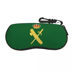 Custom Emblem Of The Spanish Civil Guard Eyeglass Glasses Case Women Men Soft Spanish Coat Of Arms Sunglasses Protective Bag