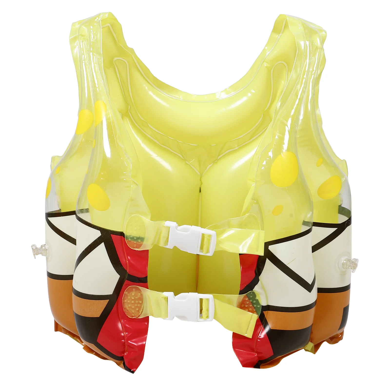 

Children's Inflatable Swimsuit Beachwear Lovely Swimming Pool Swimwear Vest Baby Floatie Accessories for Kids Toy Swimdress