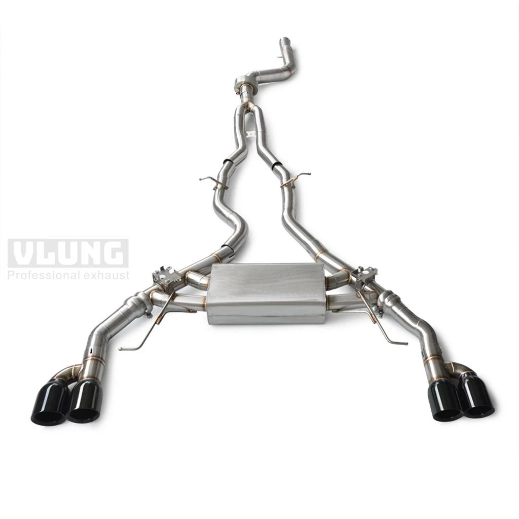 Exhaust valve for BMW X3 X4（G01/G02) 2.0T 2018-2024 stainless steel with valve exhaust high-performance cat back exhaust system