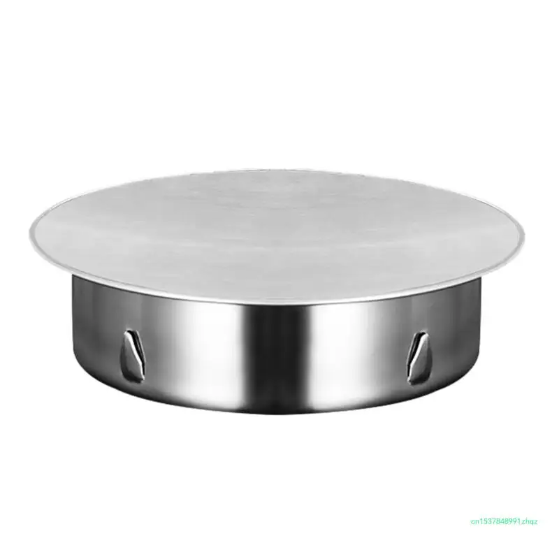 180mm Stainless Steel Chimney Plugs Draft Stoppers Pipe Cover Odor Barrier Cover