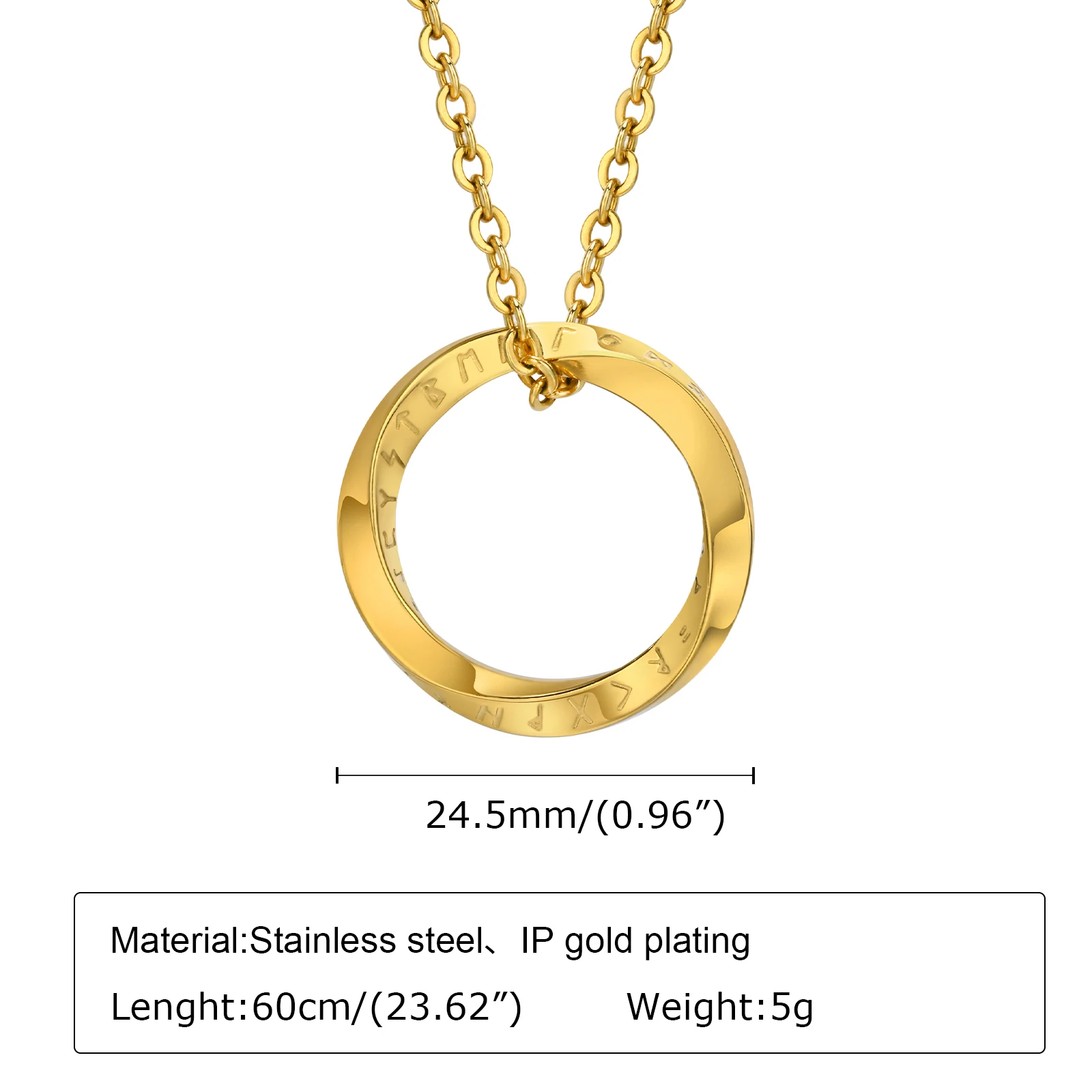 Nordische Wikinger-Anhänger-Halsketten für Männer und Frauen, gedrehter Edelstahl-Schmuck, Dreieck-Charm, geometrischer Kragen, Party-Geschenk – Detail 16