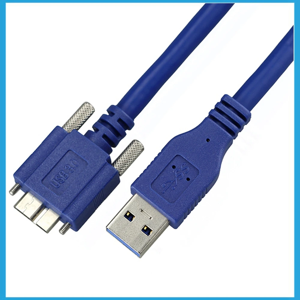 Micro USB3.0 zu USB3.0 Daten Transfer Kabel USB Fixed Schraube Löcher Linien für usb3.0 interface industrie kamera