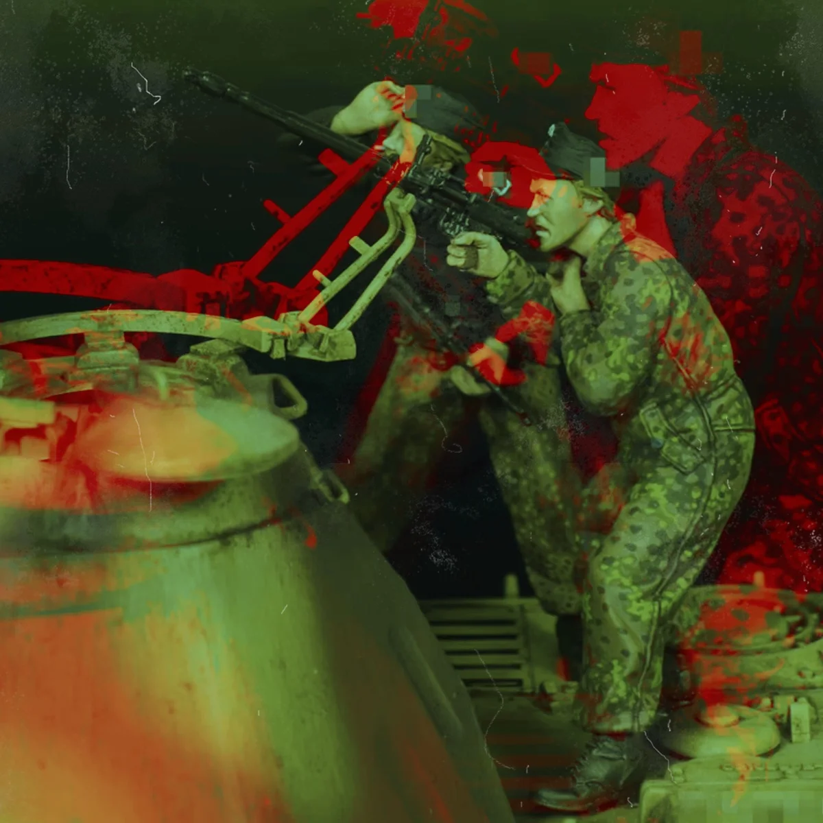 

1/35 фигурка из смолы, неокрашенная модель, военная тема, в разобранном и неокрашенном виде GK