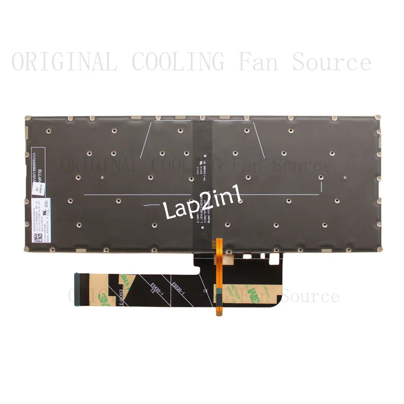 R+  New UK Grey Backlit Keyboard For Lenovo ThinkBook 13s-IWL 13s-IML 14s-IWL