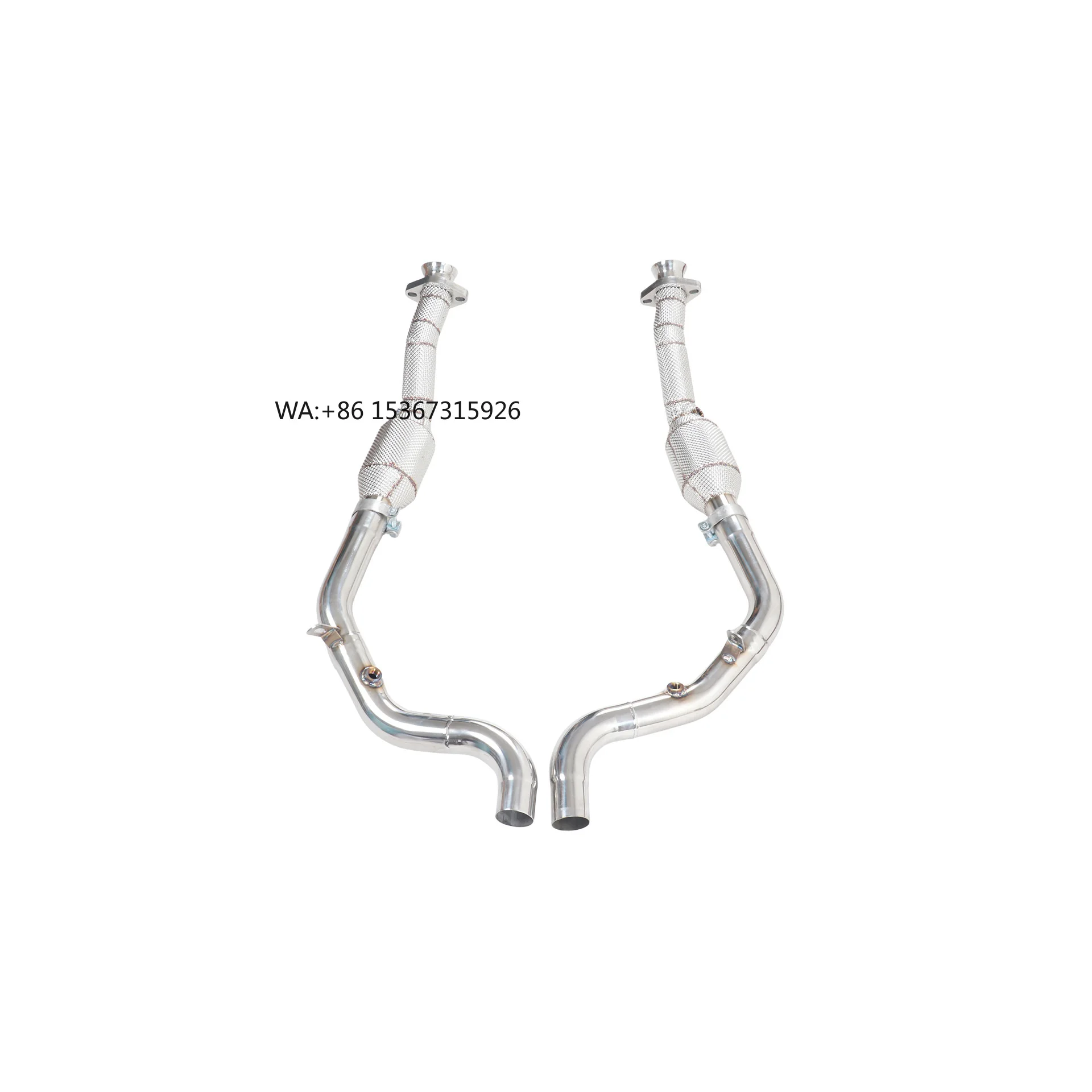 

Front Section with Catalyst and Heat Insulation