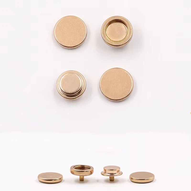 High-grade copper special fastener metal buttons Rivet clasp brass Snap fastener snap button down jacket buttons 12mm/15mm 20pcs