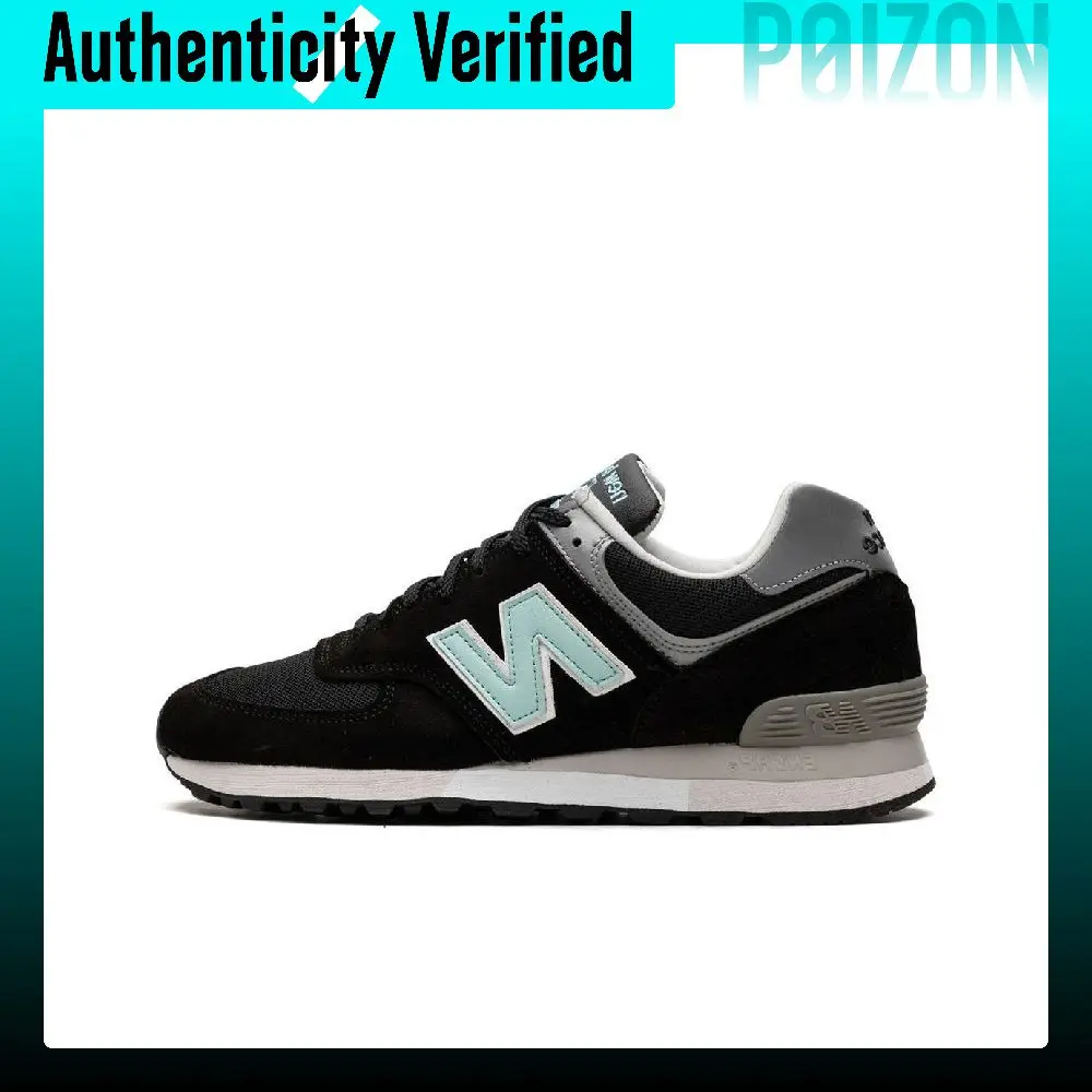 New Balance NB 576 Running Shoes Men's Low Top Black Blue OU576SFY