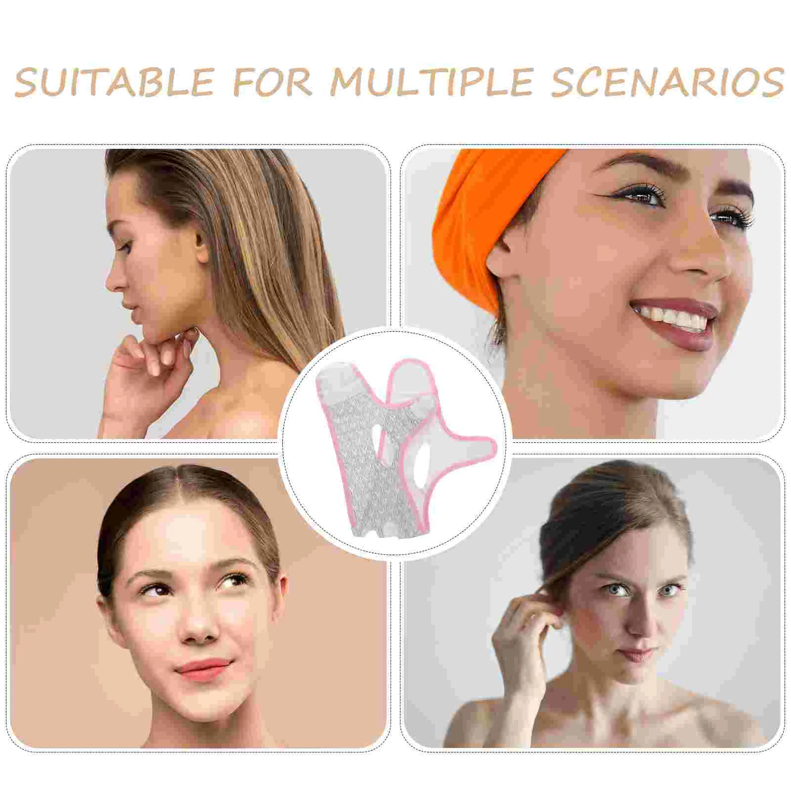 Facial Plasticity Pull-up Seamless Mask Miss Face Masks Chin Slimming Strap Lifting