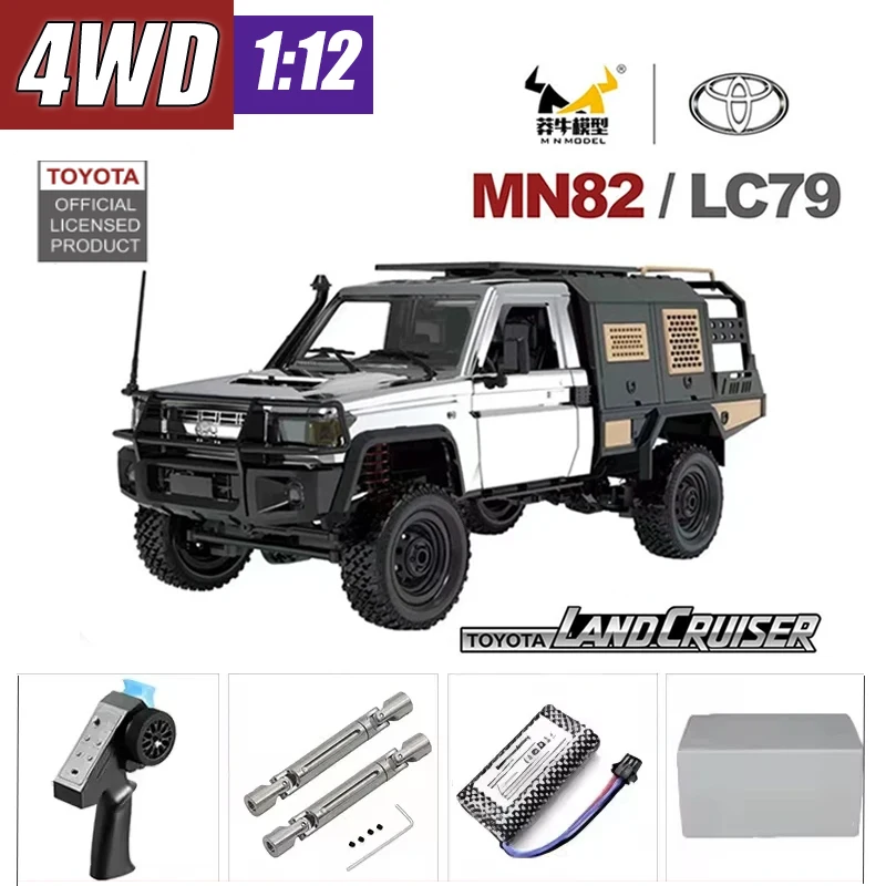 

1:12 MN Model MN82 RC Car 2.4G RTR Version 4WD 280 Motor Proportional Off-Road Remote Control Crawler toys For Boys Gifts