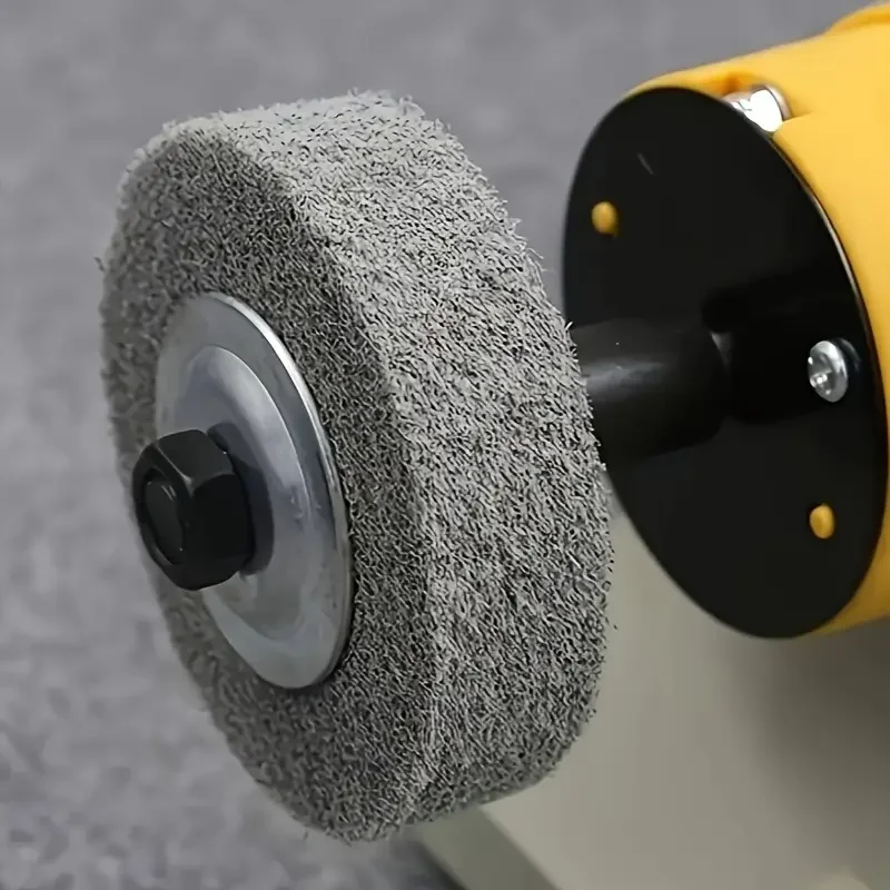 

3-Inch fiber polishing wheel, stainless steel polishing wheel replaces round polishing pad, suitable for mini desktop grinding w