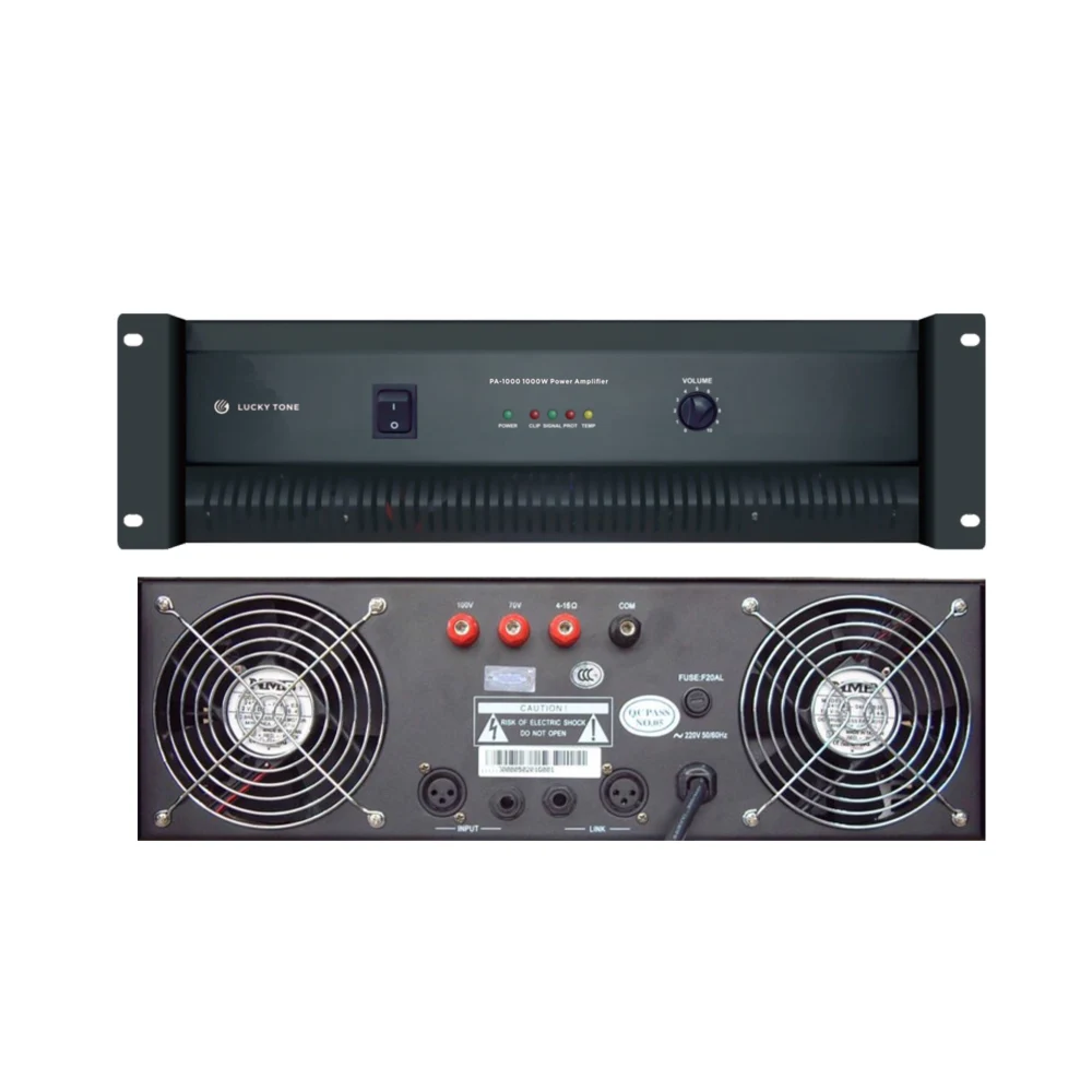 

B 1500W Analog Power Amplifiers Booster Audio Power Amplifier With Massive Torrodial Power Transformers