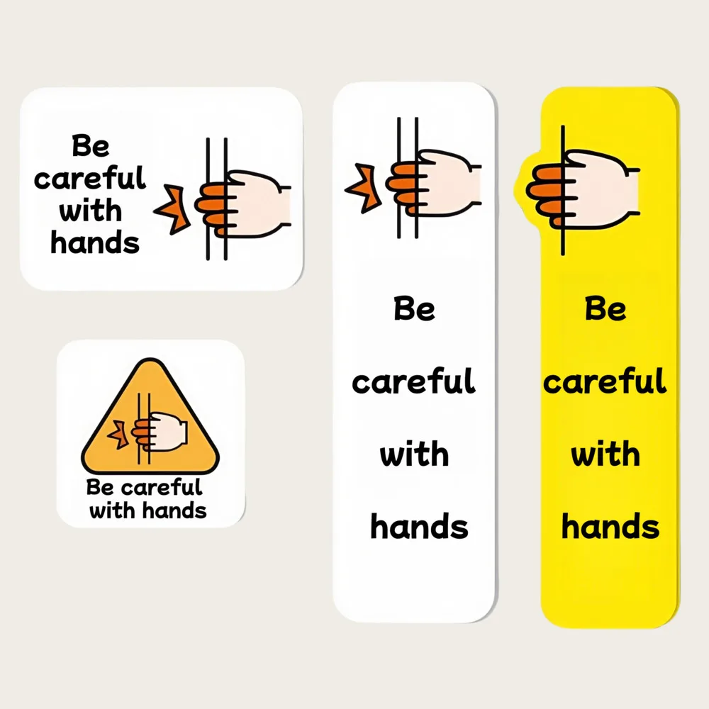 

Остережение на заказ: предупреждающий знак опасности при защемлении вручную | Осторожно: опасность защемления рук — не реагируется при травмах. Знак
