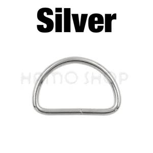 Verstellbares Metall-D-Ringschnalle-Verschluss, Gurtbeutelbeutel, Kettenkettenschnallen, DIY-Zubehör, 20-1000pcs 10 Hauptverkaufsschnalle für Rucksack - №5