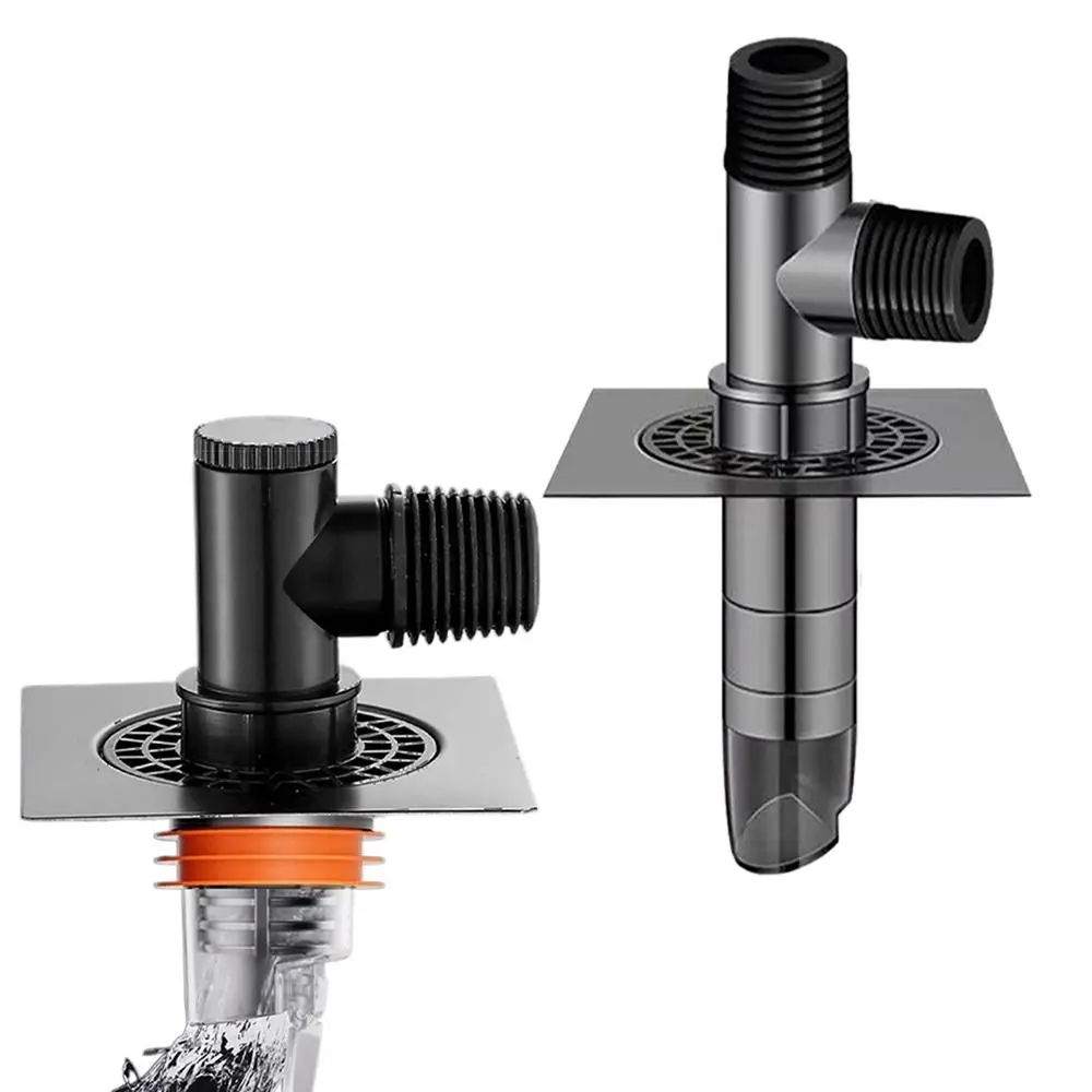 

Слив для пола двойного назначения для стиральной машины, быстрый дренаж, дезодорант, коленчатый соединитель для раковины, простой в установке, защита от перелива