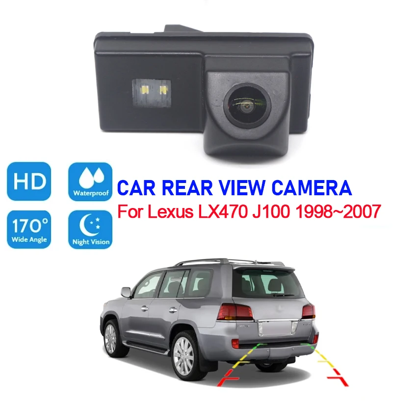 HD CCD + High Quality Car Parking Camera Rear View Camera Revering Back up HD Camera For Lexus LX470 J100 1998~2005 2006 2007