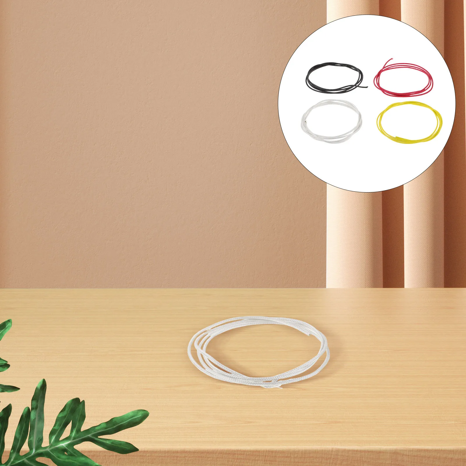 4 szt. Elektryczny kabel do gitary basowej, 106 cm, z miedzianym rdzeniem, ekranowany, silikonowy, do wymiany części instrumentów