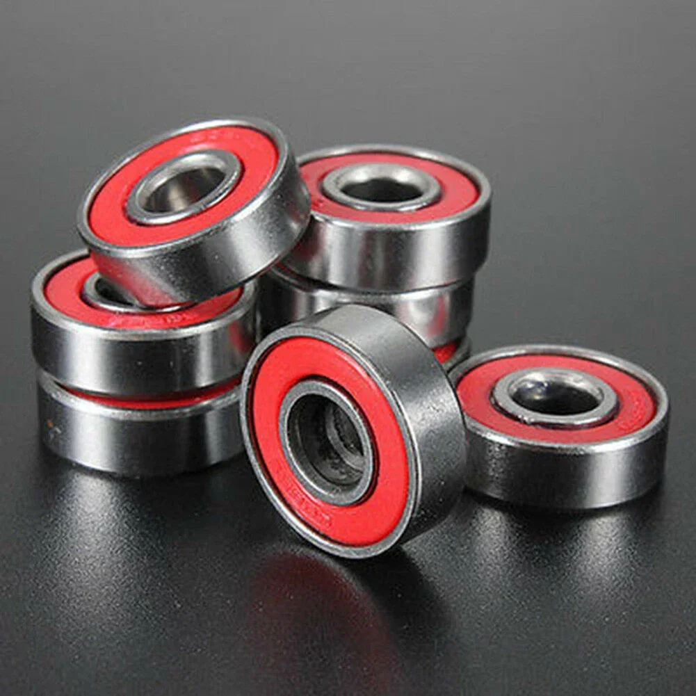 ABEC-7/ABEC-9 608 ลูกกลิ้งสเก็ตบอร์ดเหล็กปิดผนึกตลับลูกปืน 8x22x7 มม.แบริ่งสเก็ตบอร์ดสกู๊ตเตอร์อุปกรณ์เสริม