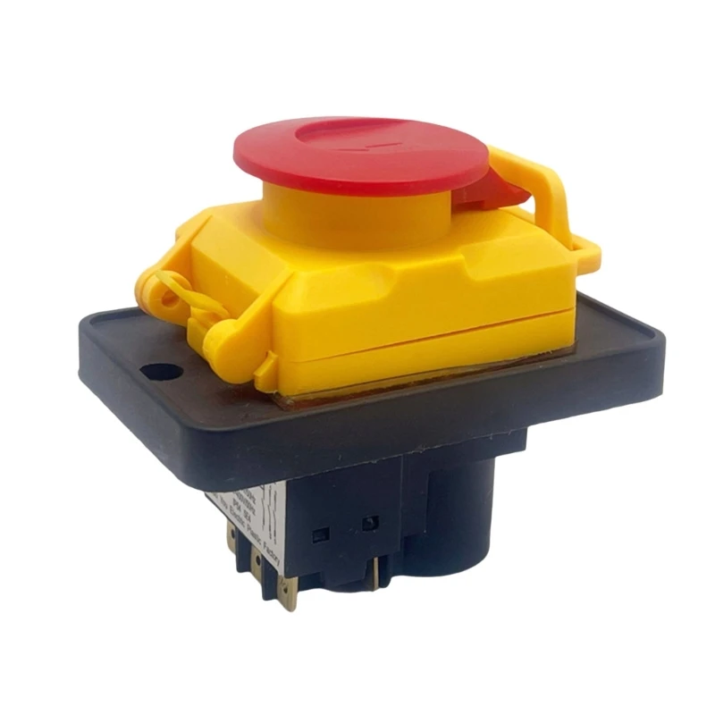 Convenient Control Switches KJD18 Electromagnetic Button with 7 Terminals Plastic Power Switches for Easy Operate KXRE