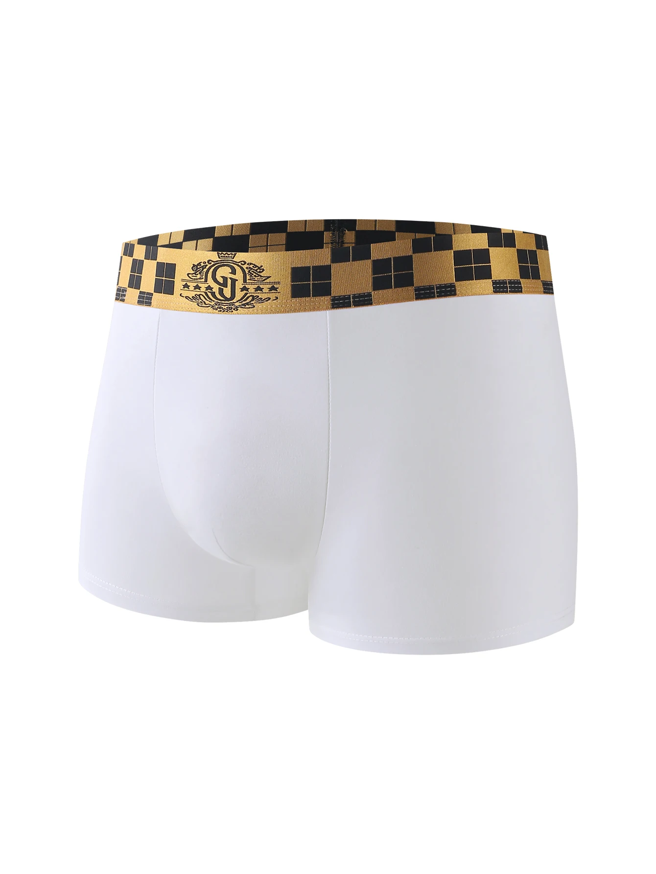 DKEG light black gold men\'s cotton underwear boys antibacterial crotch shorts head 4 combination