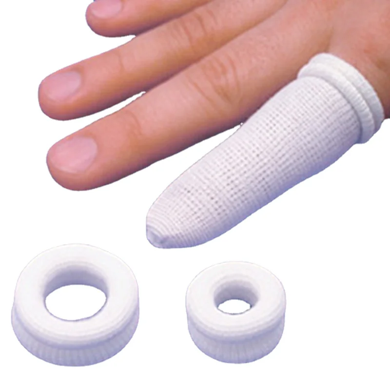 5pcs/lot Free Size Disposable Finger Bandages Cotton Finger Cover Non-slip Breathable Finger Protectors Extension Gloves