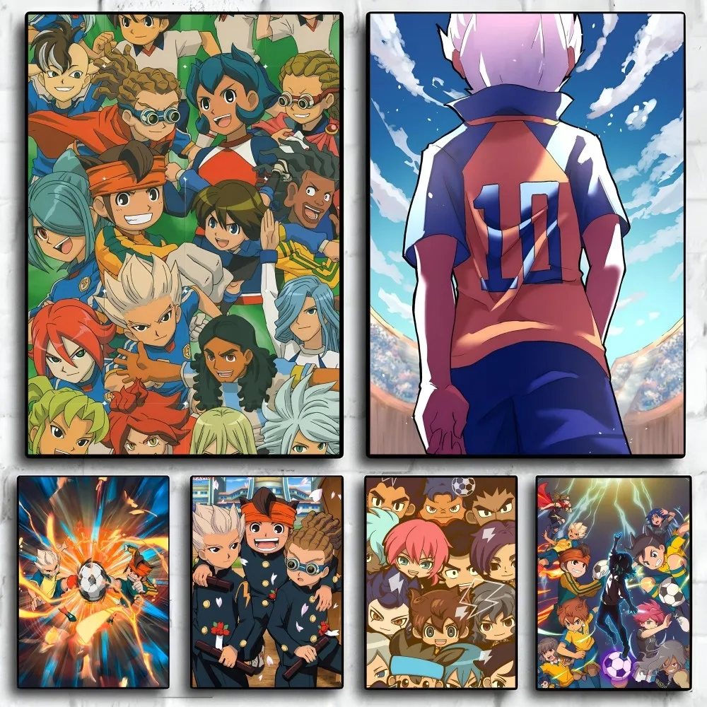 I-Inazuma Eleven Anime Poster Paper Print Home Living Room Bedroom Entrance Bar Restaurant Cafe Art Painting Decoration